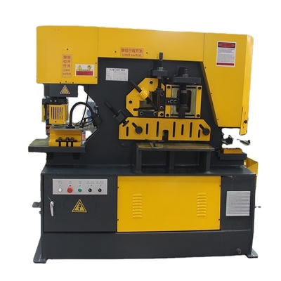 Máquina de corte de ángulo de tubo metálico de perforación hidráulica de la serie Q35y de 380V para componentes