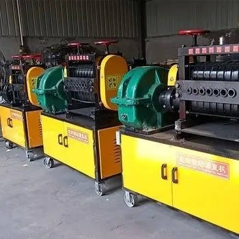 Mejorar la eficiencia con rodillos de enderezado de 5.5kw/7.5kw/11kw/15kw de operación manual