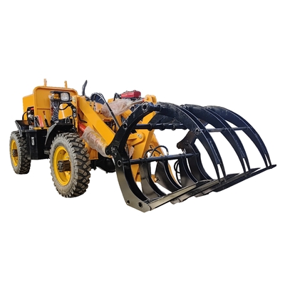 Tiendas de materiales de construcción 2 toneladas Mini cargador frontal Cargador de ruedas con capacidad de cubo de 0,5 m3