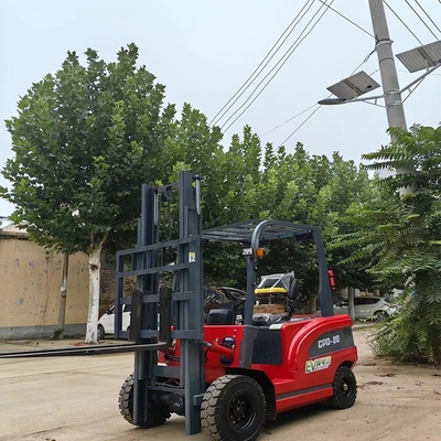 Elevadora eléctrica de 2 toneladas con batería en exteriores Elevadora eléctrica de 1 tonelada con anchura de tenedor de 125 mm