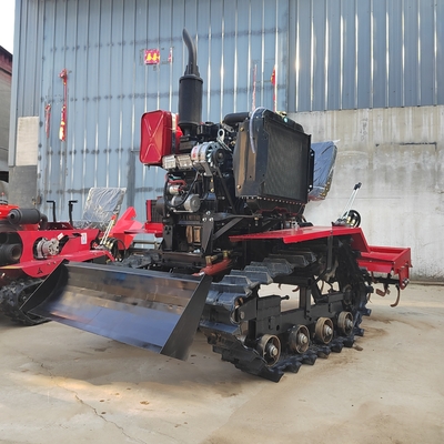 Tiller de energía rotativa cultivador de granjas Tiller de rastreo diesel para aplicaciones versátiles