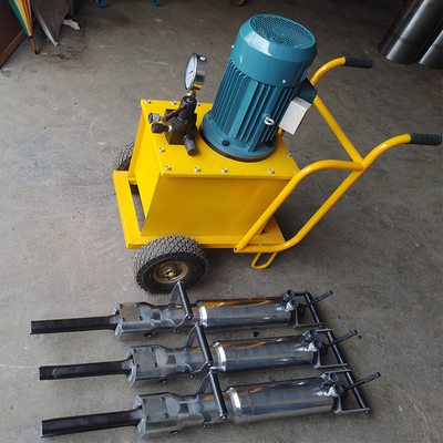 Máquina hidráulica de separación de rocas con motor de CA para la separación de rocas de uso pesado