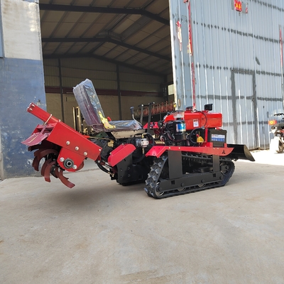 Fácil mantenimiento Mini Power Tiller con el cultivo de la planta de huerto rotativo rotativo