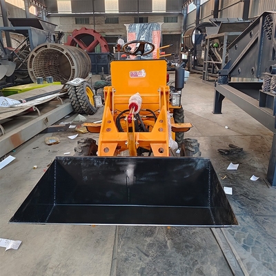 0.3m3 Capacidad de cubo Cargador de ruedas pequeñas compacto para prado en la industria minera energética