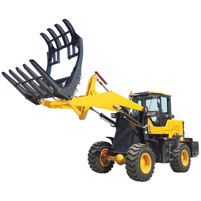4300*1300*2000mm Mini excavadora de ruedas Cargador de retroexcavadora para tiendas de materiales de construcción