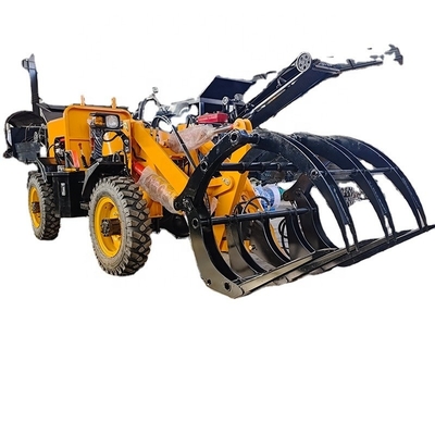 4300*1300*2000mm Mini excavadora de ruedas Cargador de retroexcavadora para tiendas de materiales de construcción