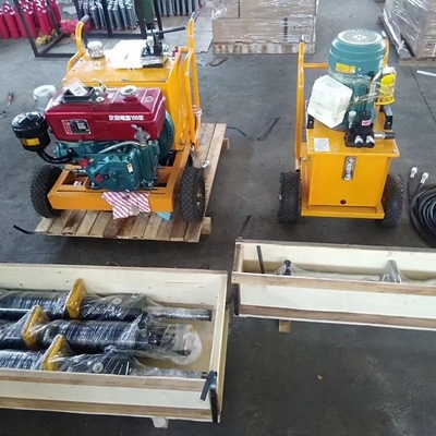 Máquina de corte de diésel para extracción de energía y roca con funcionalidad versátil