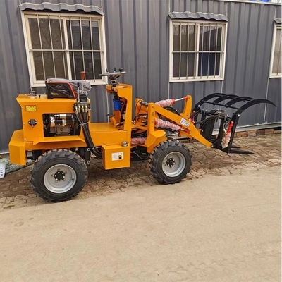 Tractor de césped japonés Mini cargador frontal de 600 kg especificaciones de la máquina
