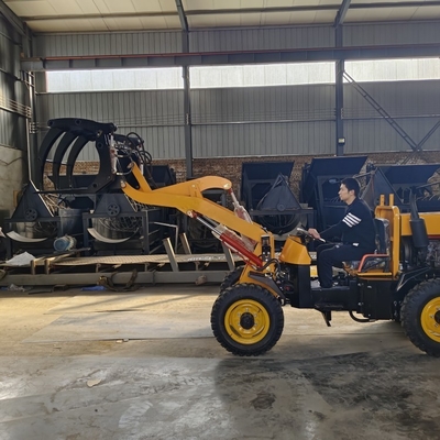 Cargador de extremo delantero Venta directa de mini cargador de ruedas Tractor para tiendas de materiales de construcción