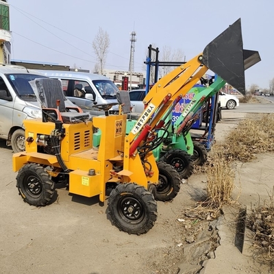 Cargador ligero Minicargador de ruedas para obras de construcción en buen estado