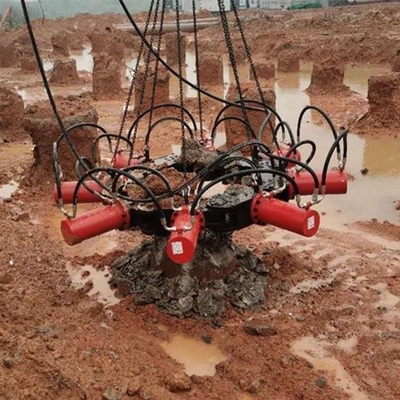 Excavadora Quebradora hidráulica de hormigón Cortadora de pilas para tiendas de materiales de construcción 1470 kg