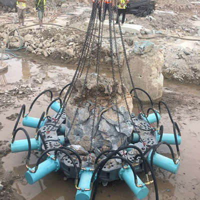 Martillos hidráulicos de piedra electromecánicos para empilación de piezas, chisel de 100 mm para excavadoras de ≥ 10 toneladas