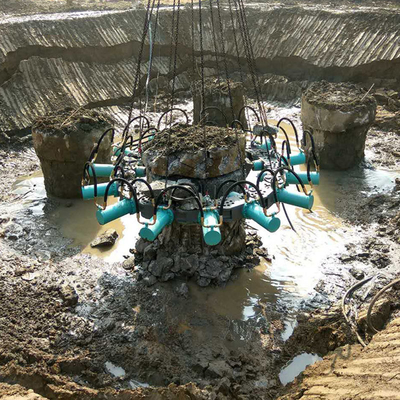 1470 kg Electromecánico Yantai Quebrador de pilas hidráulicas para excavadoras de carga Fuente