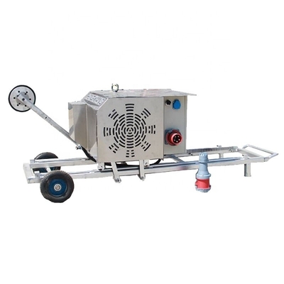 Máquina de sierra de alambre de diamante de 22kw para extracción de piedra, granito de mármol y corte de hormigón