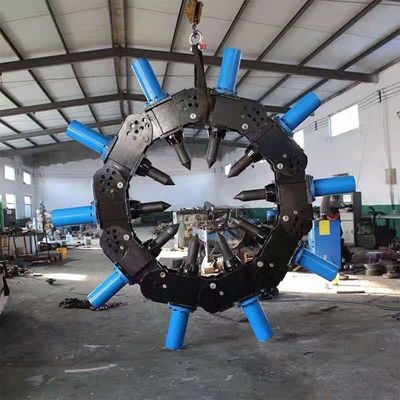 Potente rotor hidráulico de hormigón para excavadoras de 10 toneladas y adecuado