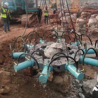 Potente rotor hidráulico de hormigón para excavadoras de 10 toneladas y adecuado