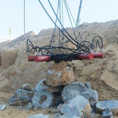 1470 kg Accesorio de rotor hidráulico circular para el proceso de demolición suave de pilas