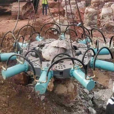 1470 kg Accesorio de rotor hidráulico circular para el proceso de demolición suave de pilas