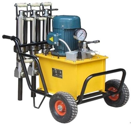 Cortador de ladrillos hidráulico separador de bloques para el corte de bloques de roca de concreto con motor de CA