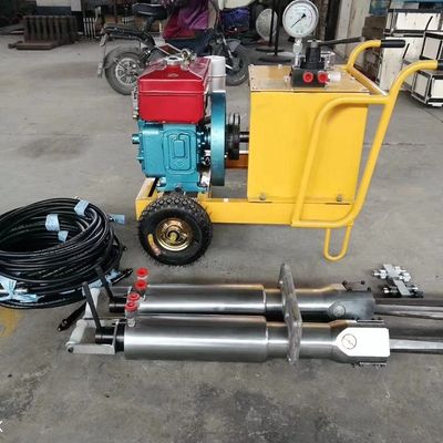 Cortador de ladrillos hidráulico separador de bloques para el corte de bloques de roca de concreto con motor de CA