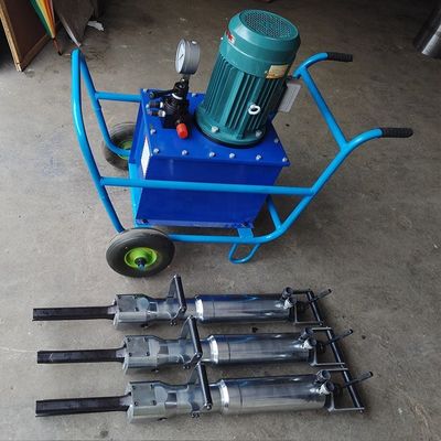Máquina hidráulica para la fracturación de rocas para la fractura de granito con un peso de 200 kg