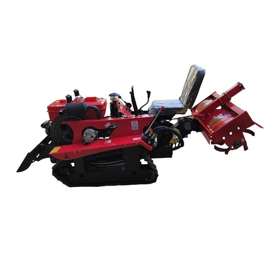 35hp Retro Rotary Crawler Mini Power Tiller con 2,5*1*1,3 m Tamaño y larga vida útil