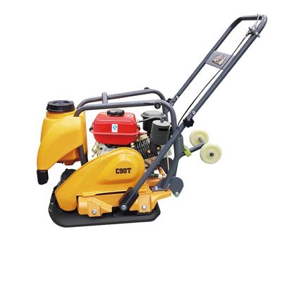 Compactor de placas del motor de gasolina con 9,6kw de potencia y construcción robusta