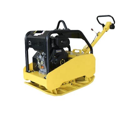 Compactor de placas del motor de gasolina con 9,6kw de potencia y construcción robusta