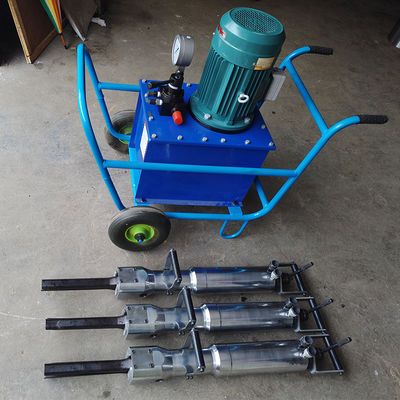 Obtenga sus manos en una excavadora montada 200KG Rock Splitter con 150-350mm longitud de cuña