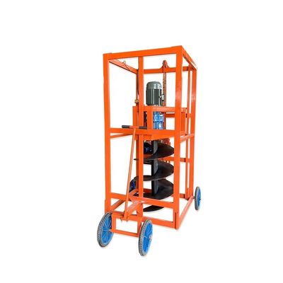 Máquina de perforación de agujeros en el suelo para talleres de reparación de máquinas Cavar agujeros sin esfuerzo