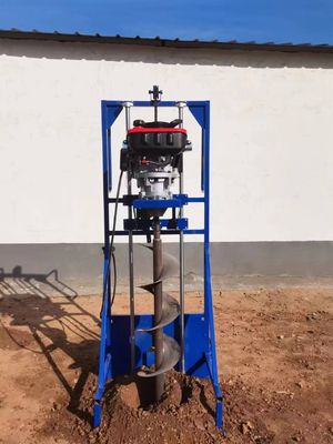 Máquina de perforación de agujeros en el suelo para talleres de reparación de máquinas Cavar agujeros sin esfuerzo