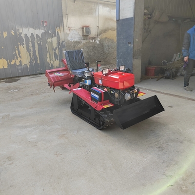 Tiller de granja potente Tiller giratorio con asiento tipo Crawler Crawler Diesel 25HP 35HP
