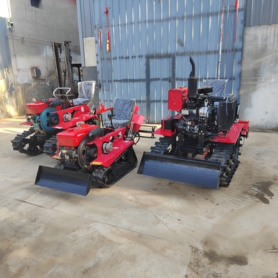 Tiller de granja potente Tiller giratorio con asiento tipo Crawler Crawler Diesel 25HP 35HP