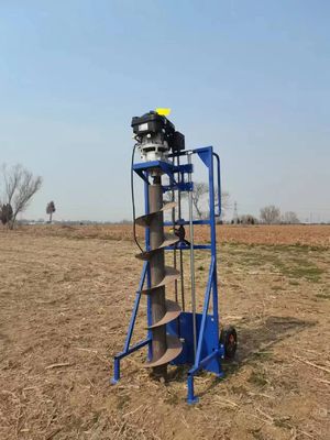 Herramienta de excavación de plantación de agujeros de tierra máquina de perforación de auge para la plantación de suelo de árboles