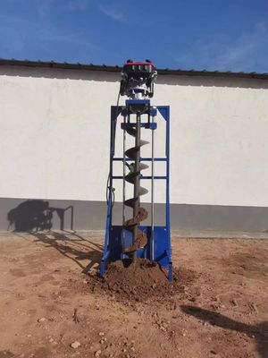 Herramienta de excavación de plantación de agujeros de tierra máquina de perforación de auge para la plantación de suelo de árboles