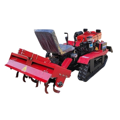 Máquina de cultivo de tierra mini modelo de montaje con motor diésel y remachador giratorio trasero