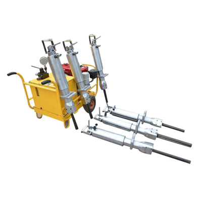 Herramientas para romper piedras Máquina hidráulica para separar rocas con profundidad de perforación de 500-750 mm