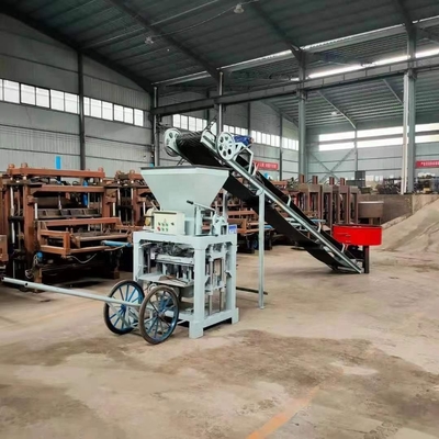 Máquina de fabricación de ladrillos de pavimentación de segunda mano con capacidad de producción de 5760 piezas / 8 horas