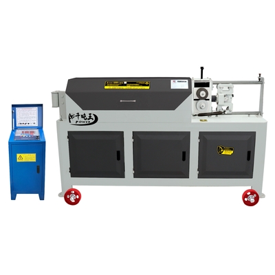 Máquina de corte de cuchillas de rebarras de relieve de alambre con sistema de control automático