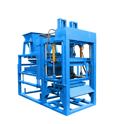 Industria Máquinas de ladrillo Máquina Qt4-24 Máquina de fabricación de bloques huecos de cemento de ladrillo a pequeña escala