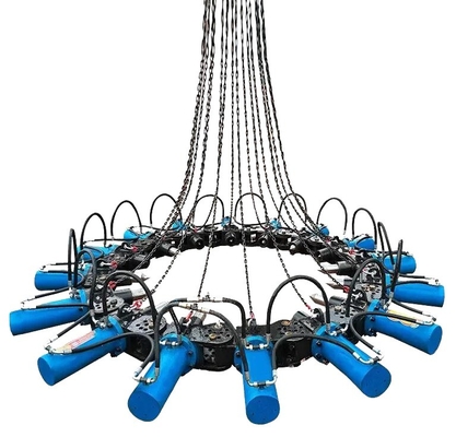 Tysim Kp315a Excavadora trituradora de hormigón hidráulica cortadora de pilas de hormigón máquina de romper