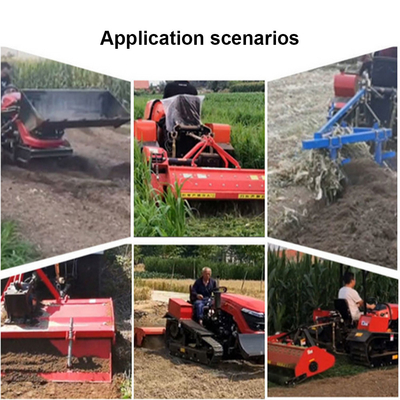 2.5*1*1.3 m Cultivador de tractores Tiller giratorio para aumentar la eficiencia agrícola