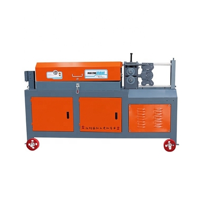 Amarillo 650KG Máquina de rectación y corte de barra de acero con rosca hidráulica CNC personalizada