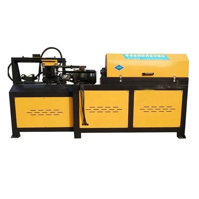 Amarillo 650KG Máquina de rectación y corte de barra de acero con rosca hidráulica CNC personalizada