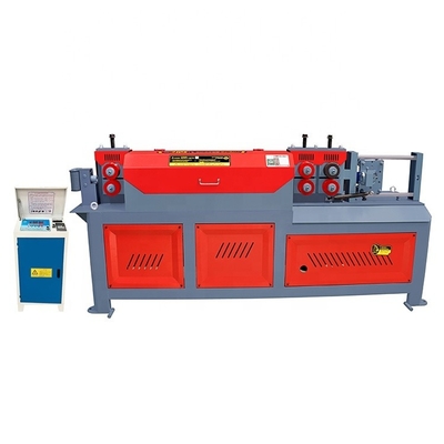 Amarillo 650KG Máquina de rectación y corte de barra de acero con rosca hidráulica CNC personalizada