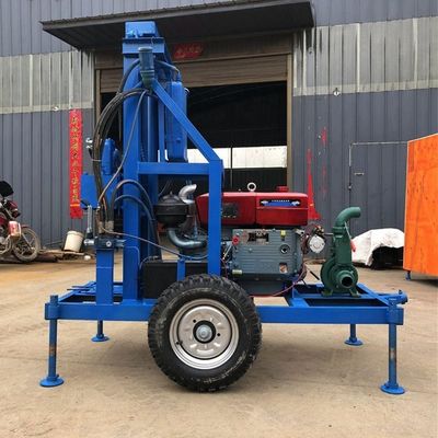 Máquina de perforación de pozos de agua portátil diesel para la extracción de oro Spt