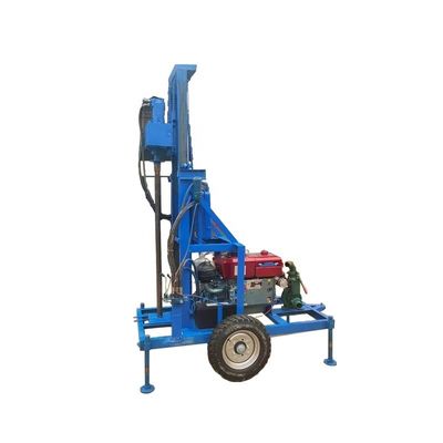 Profundidad de perforación 200m 300m Pneumático Dth Crawler Rig de perforación con diámetro de perforación de 50 mm