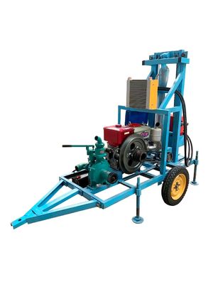 Profundidad de perforación 200m 300m Pneumático Dth Crawler Rig de perforación con diámetro de perforación de 50 mm