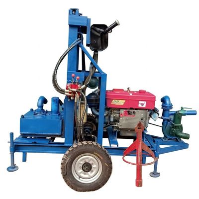 550 KG Rig de perforación de pozos de agua para perforación profunda de diésel hasta 200 m
