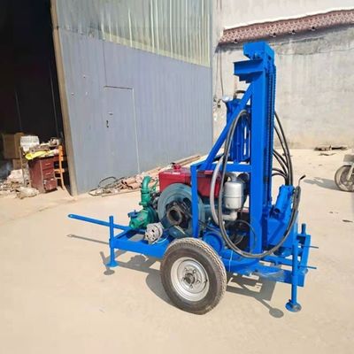 550 KG Rig de perforación de pozos de agua para perforación profunda de diésel hasta 200 m